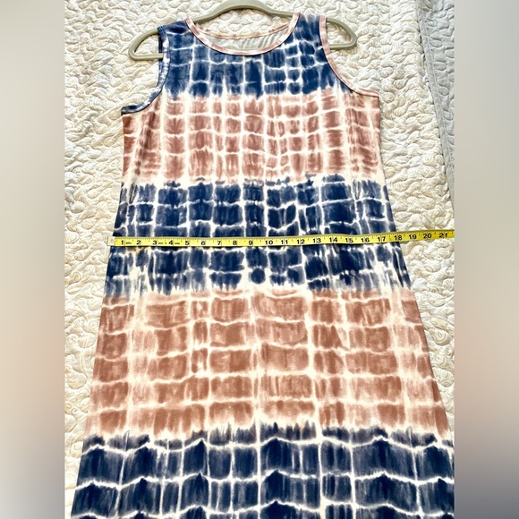 NWOT Tie Dye Split Hem Tank Dress - Picture 7 of 10